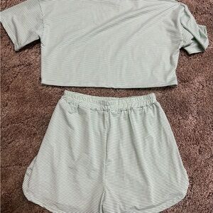 Striped Green Sleepwear Set